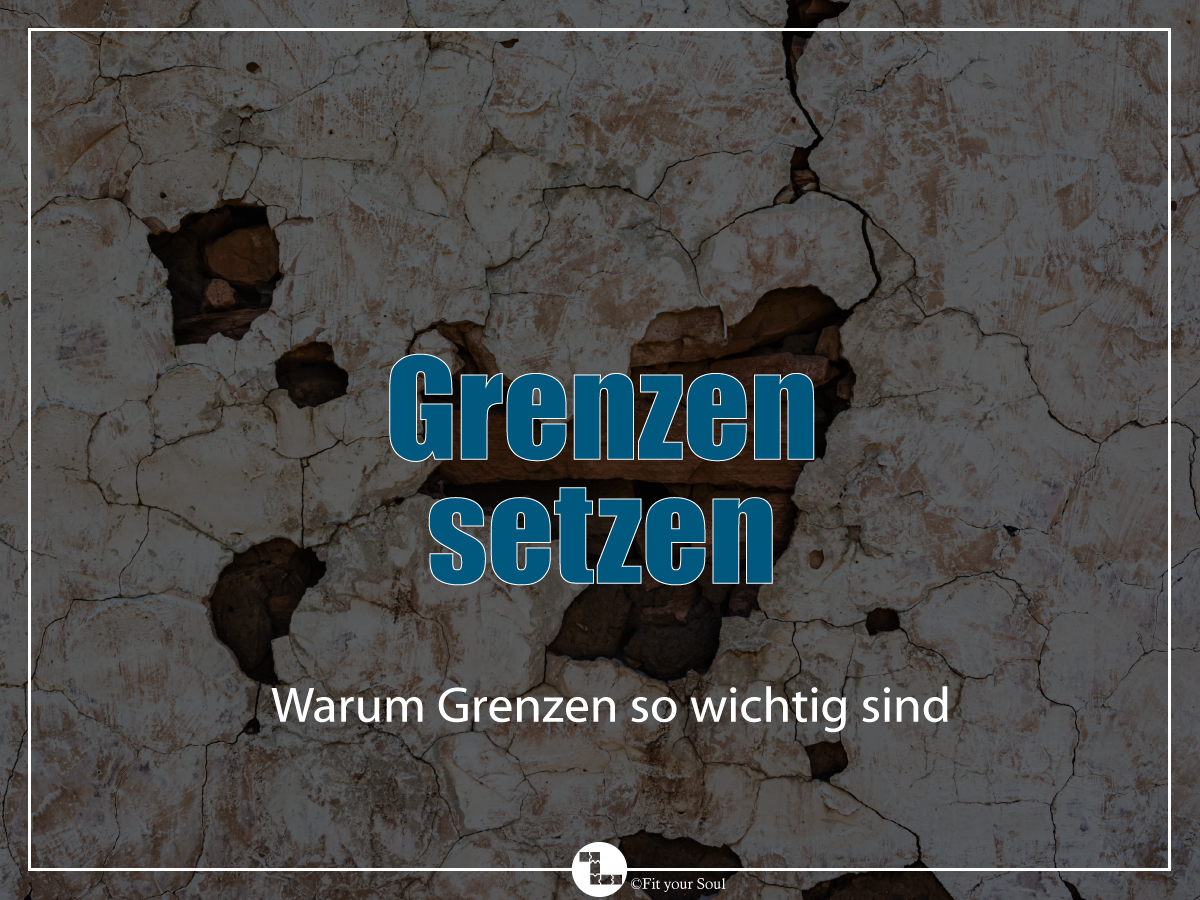 Bröckelnde Mauer als Symbol für das Grenzen setzen